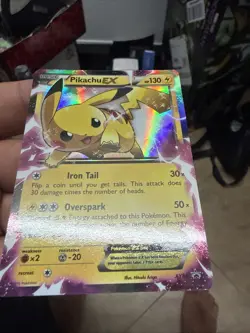 Pokemon Pikachu EX XY84 Black Star Promo NM - Image 2