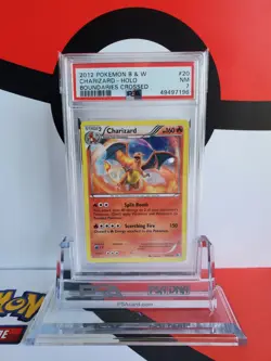 2012 pokemon b&w boundaries crossed charizard holo #20 psa 7 - Image 1