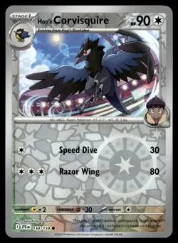 HOP'S CORVISQUIRE - 134/159 Common Journey Together Pokemon Reverse Holo NM - Image 1