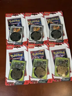 Pokemon Destined Rivals Blister Pack (Eevee And Zarude) - Sealed Lot Of 6 - Image 2