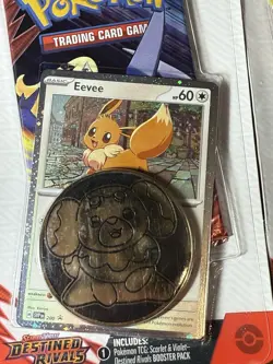 Pokemon Destined Rivals Blister Pack (Eevee And Zarude) - Sealed Lot Of 6 - Image 4