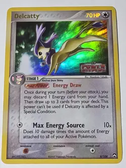 Pokemon TCG 2007 Ex Power Keepers Delcatty Reverse Holo Stamped - Image 1