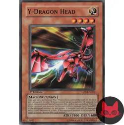 Yugioh Y-Dragon Head DP2-EN006 Common 1st Edition NM - Image 1