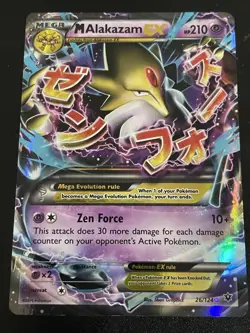 M Alakazam EX 26/124 XY - Fates Collide Pokemon Card - Image 1