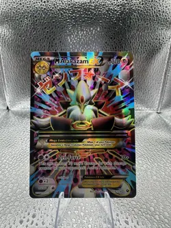 M Alakazam EX Full Art Holo Card 118/124 Fates Collide Pokemon TCG - Image 1