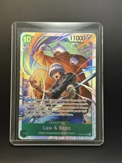 Law & Bepo ST24-004 SR | One Piece TCG - Foil NM - Image 1
