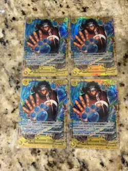 One Piece OP12 Legacy Of the Master Bartholomew Kuma 119 SEC PLAYSET [qty 4] - Image 1