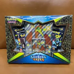Pokemon TCG Shining Fates Shiny Cramorant V Collection Box SEALED - Image 1