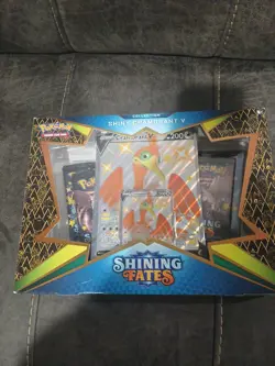 Pokemon TCG Shining Fates Shiny Cramorant V Collection Box SEALED - Image 1