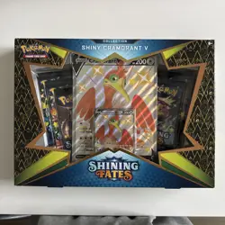 Pokemon TCG Shining Fates Shiny Cramorant V Collection Box SEALED - Image 1