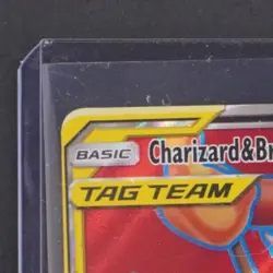 2019 POKEMON SUN & MOON COSMIC ECLIPSE #212/236 CHARIZARD & BRAIXEN GX TAG TEAM - Image 3