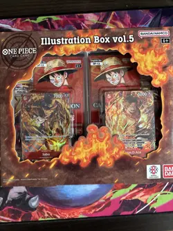 One Piece Card Game: Illustration Box (IB-05) Vol.5 x2 & Vol.6 x2 Sealed! - Image 3
