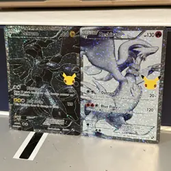 Pokemon TCG Reshiram 113/114 Zekrom 114/114 Set Lot Celebrations Black White 2 - Image 1