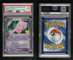 Mew ex (EX Legend Maker) Pokemon Celebrations Classic Collection PSA 9 MINT - Image 3