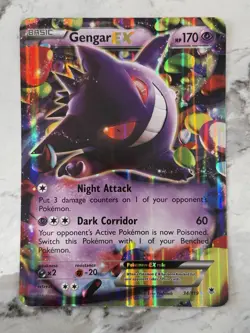 JUMBO Gengar EX Oversized Card 34/119 XY Phantom Forces Pokemon NM - Image 1