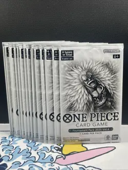 Tournament Pack 2025 Vol. 4 One Piece Promotion Cards (OP-PR) English x20 (1080) - Image 1