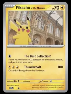Pokemon TCG Pikachu At The Museum Jumbo Pokemon Card - PRE-ORDER shipped 30th - Image 1