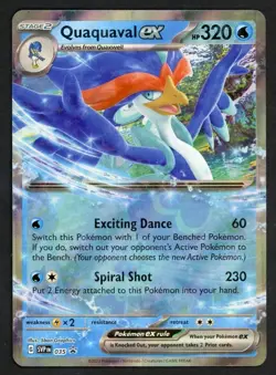 Quaquaval EX 035 Sv: Scarlet & Violet Promo Cards Holo - NM - Image 1