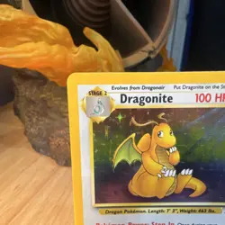 Wizards of the Coast Dragonite 4/62 Fossil Holo Rare Pokemon Card English 100 HP - Image 3