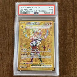 Cinderace ex 163 Sv: Scarlet & Violet Promo Cards Holo PSA 9 - Image 1
