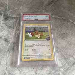 Eevee On the Ball 2020 Futsal UK Exclusive Promo Card PSA 9 Mint 002/005 - Image 2