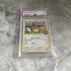 Eevee On the Ball 2020 Futsal UK Exclusive Promo Card PSA 9 Mint 002/005 - Image 4