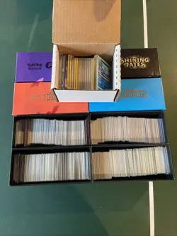 12lb of POKEMON Bulk Lot 2000+ Cards, 4 ETBs, Holos And Foils From Multiple Sets - Image 1