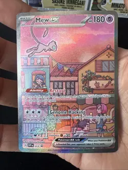 Pokemon TCG Mew EX Black Star Promo Holo Card Scarlet & Violet 151 - Image 3
