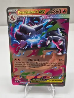 Pokemon Card TCG: Mega Charizard X ex 013/094 Phantasmal Flames Double Rare Holo - Image 1