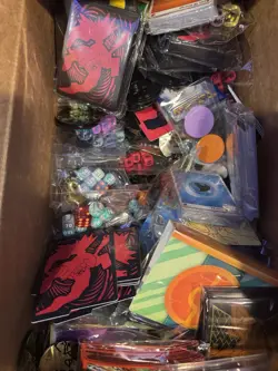 Bulk Pokemon Game Pieces Dice, Coins, Energy Deck Cards, Sleeves etc. SWSH S&V - Image 2