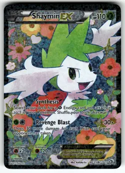 Shaymin EX RC21/RC25 Legendary Treasures: Radiant Collection LP Pokemon Card TCG - Image 1