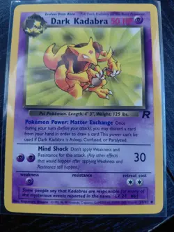 Dark Kadabra 39/82 Team Rocket Regular Pokemon TCG Card - Image 1