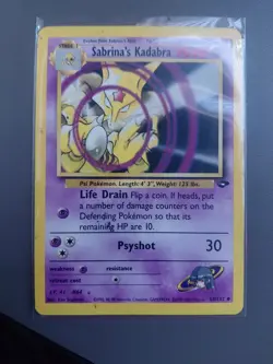 Pokemon Card - Sabrina's Kadabra Gym Challenge 58/132 Uncommon Non Holo - Image 1