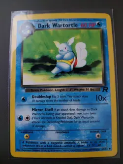 Dark Wartortle - 46/82 - Uncommon - Team Rocket - Pokemon Card - MP - Image 1