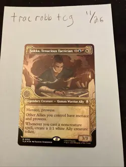 Sokka, Tenacious Tactician Showcase Foil 0352 Avatar: The Last Airbender TLA MTG - Image 1