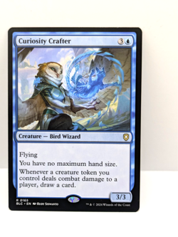 Bloomburrow - Curiosity Crafter - Regular - Creature - Blue - Rare - BLC 165 - - Image 1