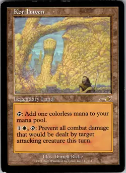 Kor Haven Nemesis Rare LP Magic: The Gathering 141 Normal - Image 1