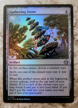 Gathering Stone - MTG - Lorwyn Eclipsed - Foil - U 257 - Image 1