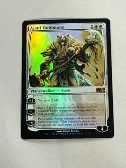 MTG FOIL Ajani Goldmane Core Set 2010 Magic the Gathering - Image 1