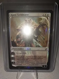MTG Magic the Gathering Ajani Goldmane (foil) Lorwyn (#1) LP - Image 3
