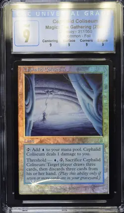 CEPHALID COLISEUM Odyssey Foil U CGC 9 Q MTG [Nostalgium] - Image 1