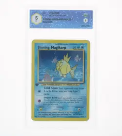 Pokemon- Shining Magikarp (HOLO) 1st ed - Neo Revelation - GRAAD 5 - EX ENG - Image 1