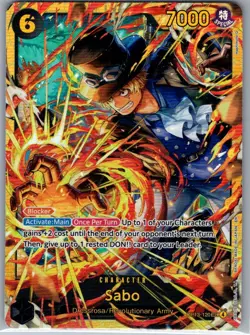 Sabo OP13-120 SEC English Carrying On His Will - One Piece Card - NM - Image 1