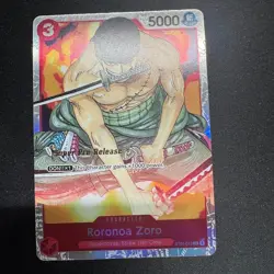 Roronoa Zoro ST01-013 Super Pre-Release Starter Deck 1 Straw Hat One Piece LP - Image 1