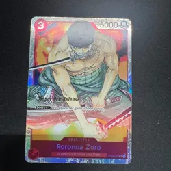 Roronoa Zoro ST01-013 Super Pre-Release Starter Deck 1 Straw Hat One Piece LP - Image 1