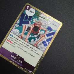 2x Gear Two Straw Hat Crew- a Fist of Divine Speed Luffy OP11-080 One Piece TCG - Image 2