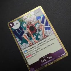 2x Gear Two Straw Hat Crew- a Fist of Divine Speed Luffy OP11-080 One Piece TCG - Image 4