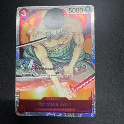 Roronoa Zoro ST01-013 Super Pre-Release Starter Deck 1 Straw Hat One Piece LP - Image 1