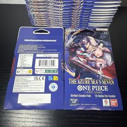 One Piece OP14 Sleeved Booster Pack The Azure Sea's Seven *20 Packs* New Sealed - Image 4