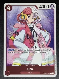 Uta OP01-005 Foil Romance Dawn One Piece Card TCG - Image 1